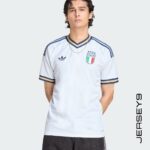 Italy 26 Away Jersey worn by fan in stadium